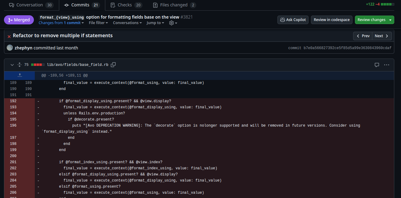 Before meta-programming refactor part 1