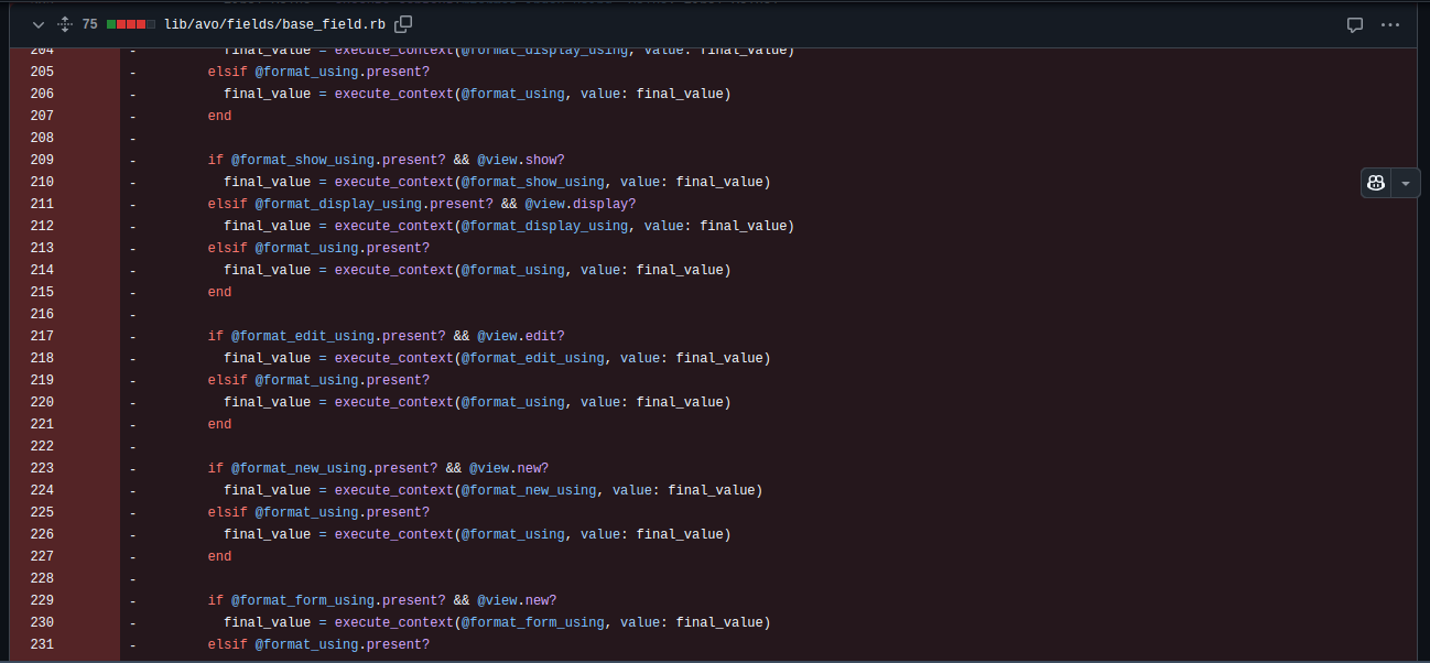 Before meta-programming refactor part 2