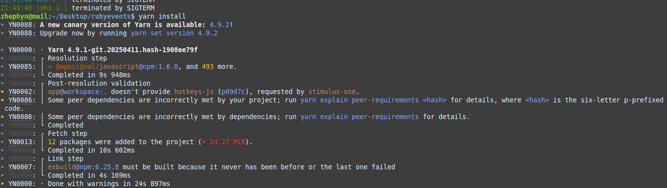 Install Yarn